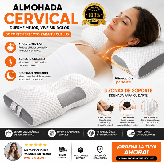 Almohada Cervical Ergonomica 1pcs