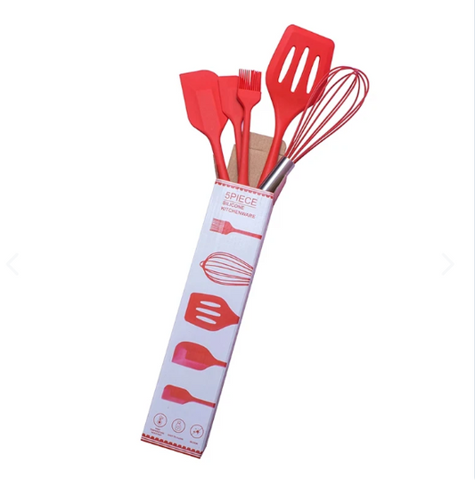 Set De Utensilios de Cocina de Silicona