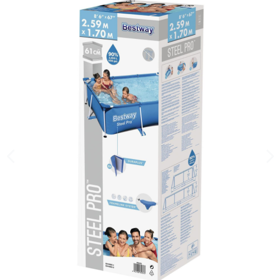 Piscina Rectangular Familiar 3 m x 2 m